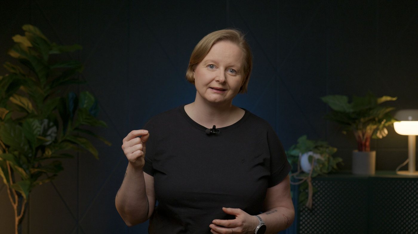 Eliška Martynková při výuce